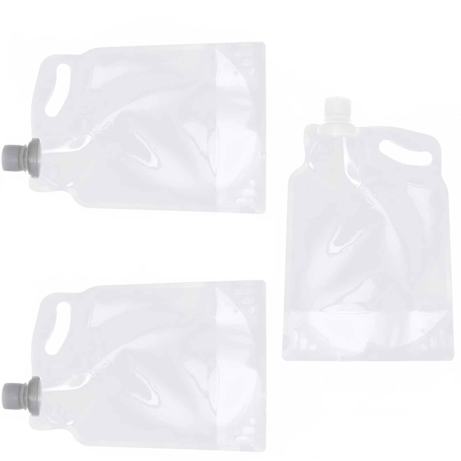 

3 Pcs Multifunctional Water Bottle Bags Foldable Collapsable Bottles Jug Running