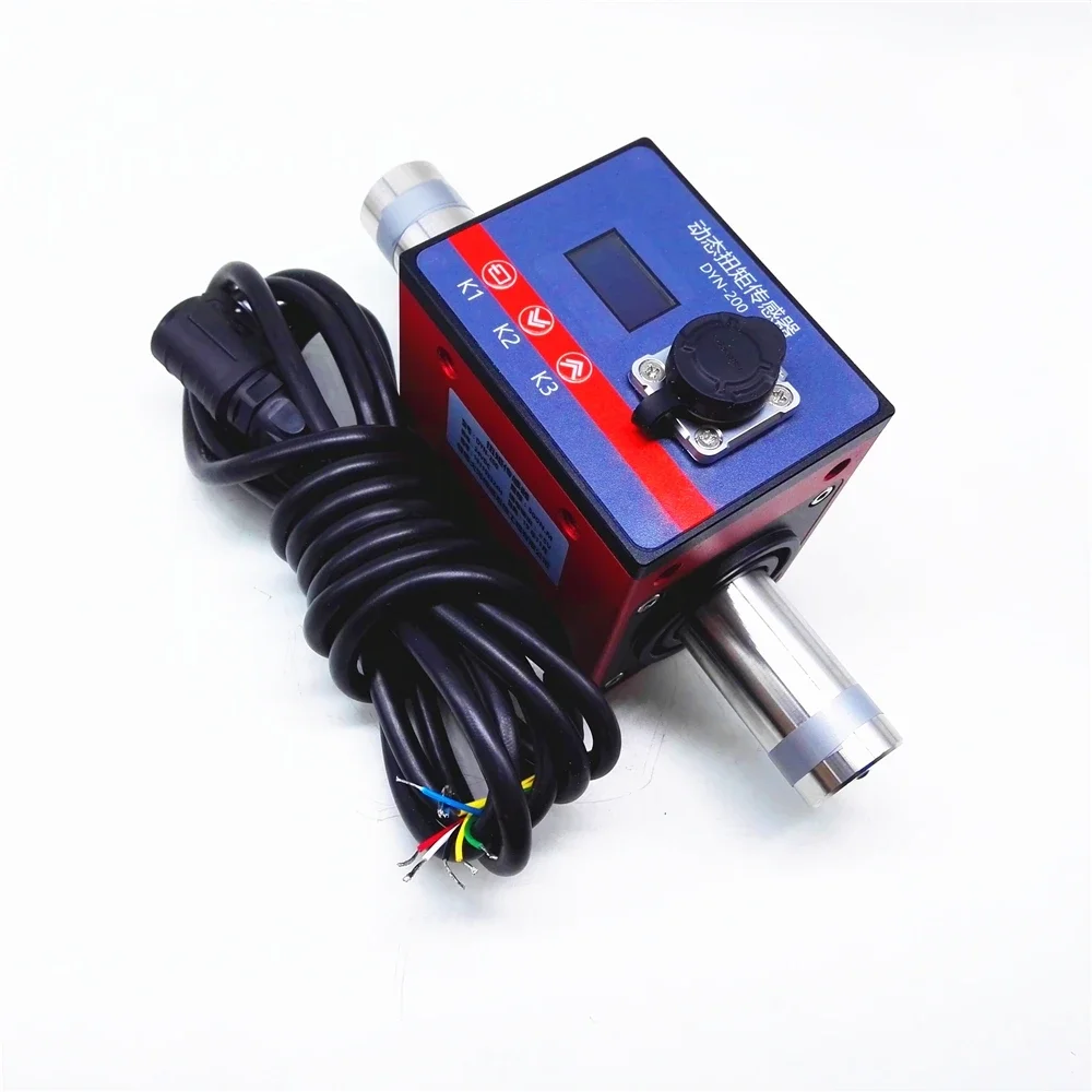 CALT Load Cell 500N.m Torque Weight Sensor Torque Output 0-5V 0-10V 4-20mA Output Sensor With Software DYN200