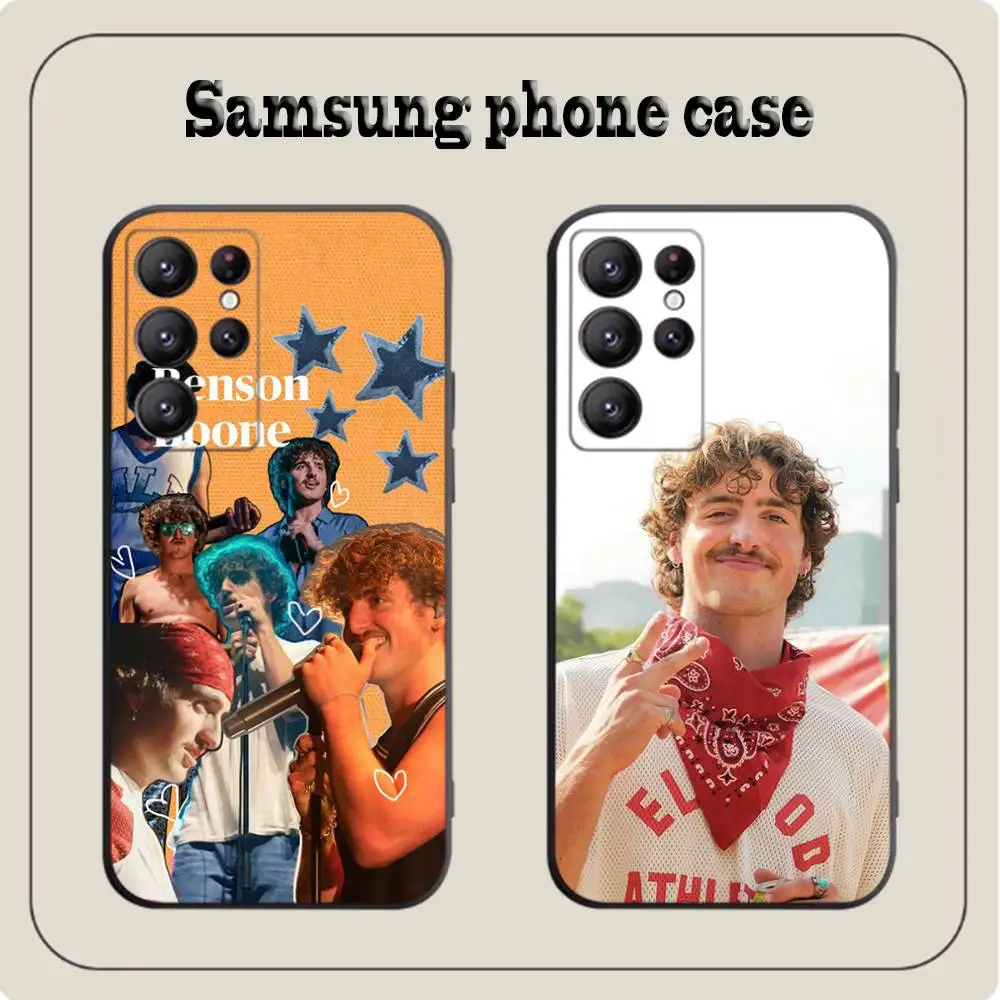 B-Benson Boone Case For Samsung Galaxy Case S25 S23 S22 S21 S30 S20 S10 Ultra Plus FE TPU Soft Cover