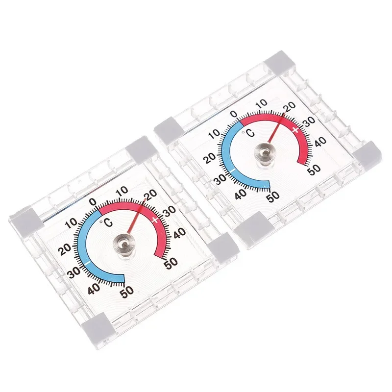 

1pc Temperature Thermometer Window Indoor Outdoor Wall Garden Home Graduated Disc Measurement