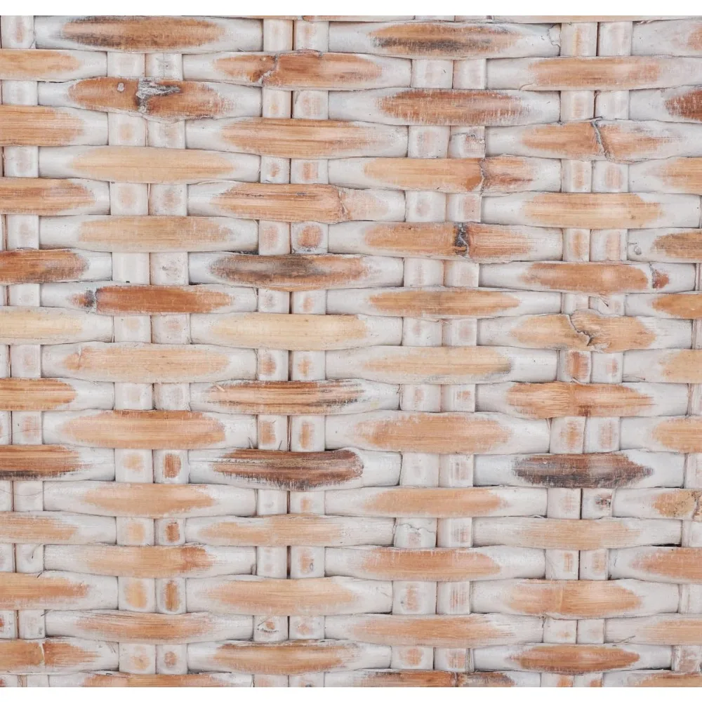 Mesa de centro de lavado blanco natural