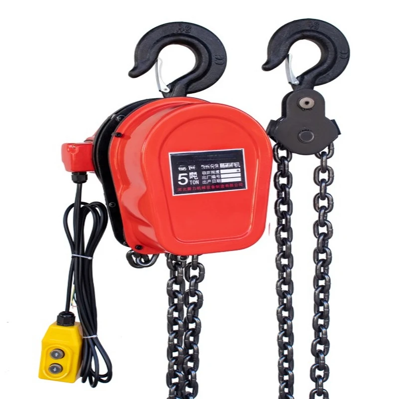 Ring chain electric hoist 220v/380v1 ton 2 tons 3 tons 5 tons 10t inverted chain lifting small lifting hoist