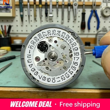 High Quality Men Automatic Watch NH35 Movement Durable Mechanical Wristwatch with Day Date Function