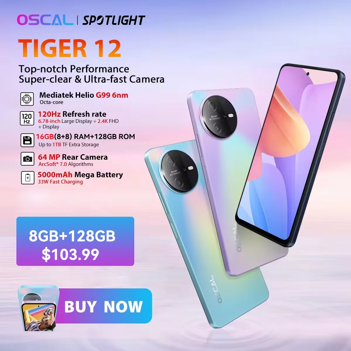 مراجعة تفصيلية لهاتف OSCAL TIGER 12: تجربة مميزة مع هاتف ذكي قوي