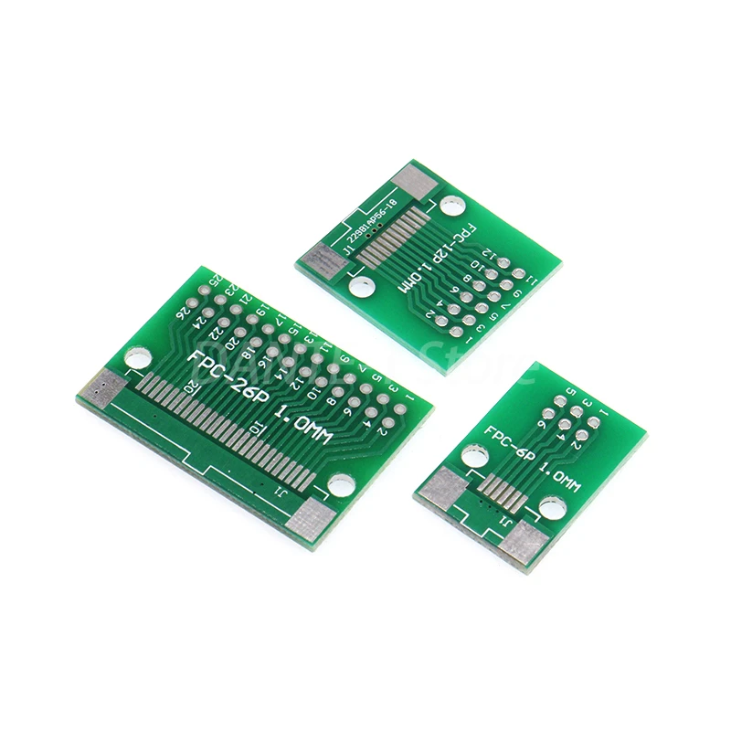 FPC adapter board 6/10/12-60P test board 0.5/1.0mm FFC to 2.54 double-sided soft cable adapter