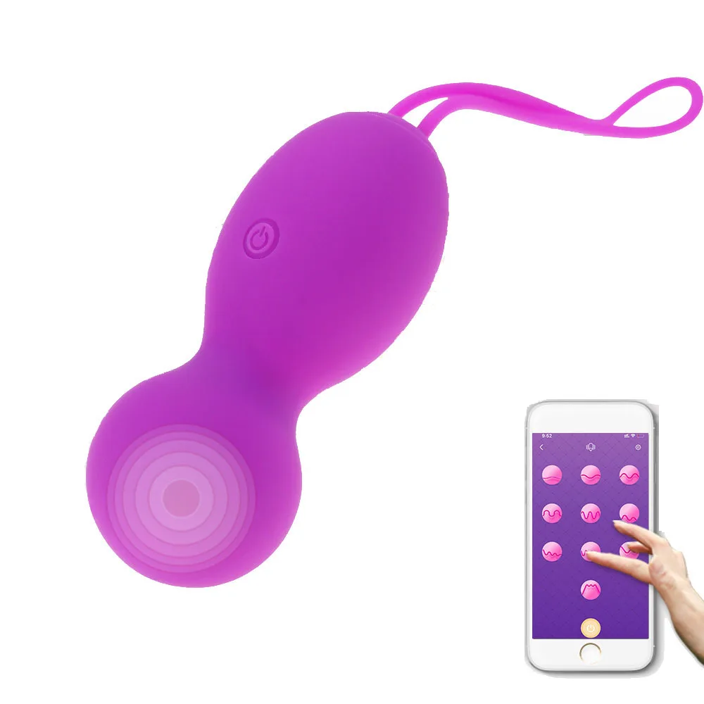 APP Control Vagina Balls Tighten Vagina Muscle Balls Trainer for Women Pelvic Floor Muscles Strengthen Adult Silicone Sex Toys