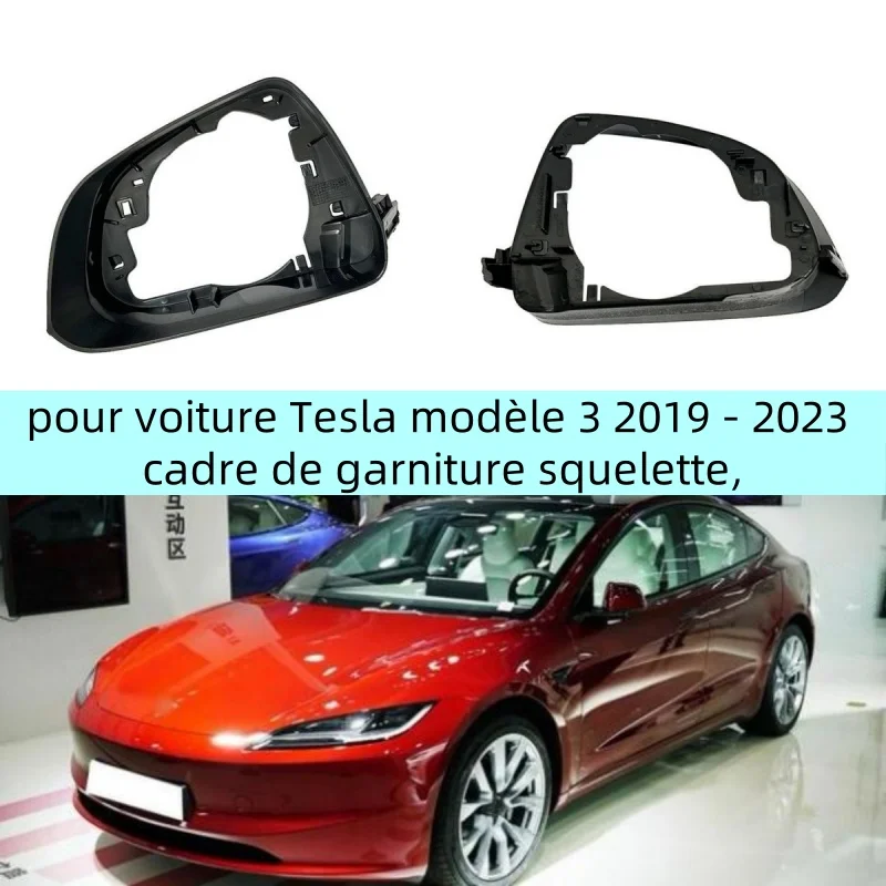 

pour voiture Tesla modèle 3 2019 - 2023, cadre de garniture squelette, couvercle inférieur de remplacement, nouveau