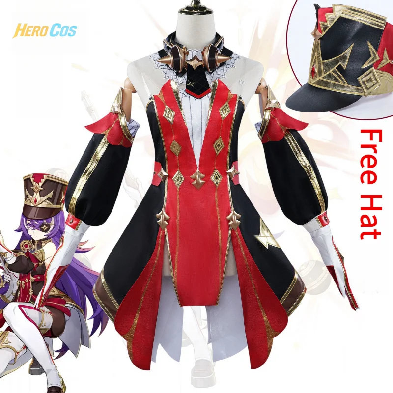 

Game Genshin Impact Chevreuse Cosplay Costume Cosplay Costume Full Set Halloween Party Outfit Hero Cos