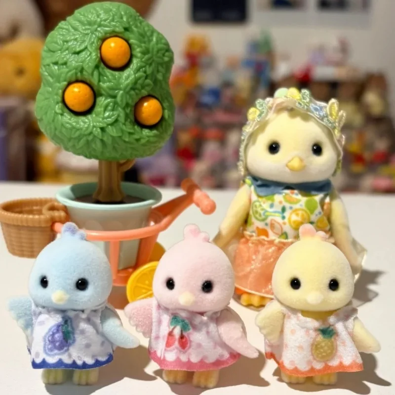 sylvanian-families-famiglia-di-uccelli-citrus-originale-2026-nuovo-set-gioco-con-bambole-e-statuine-floccate-e-accessori-albero-di-agrumi-regalo-per-ragazze