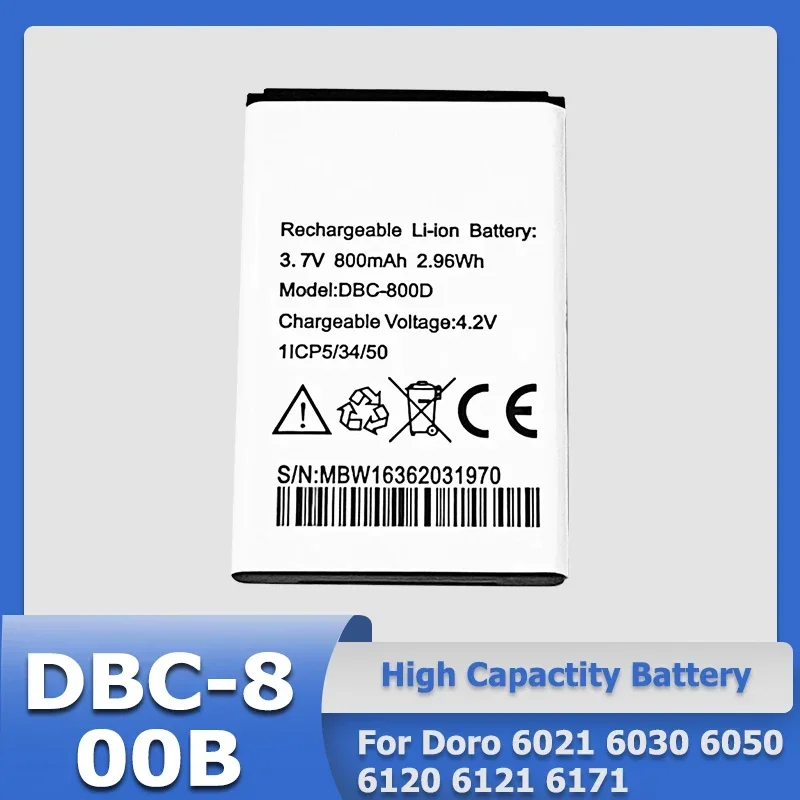 

DBC-800D DBC-800A DBC-800B XYP1110007 Phone Battery For Doro 6021 6030 6050 6120 6121 6171, PhoneEasy 500 Send Accompanying Tool