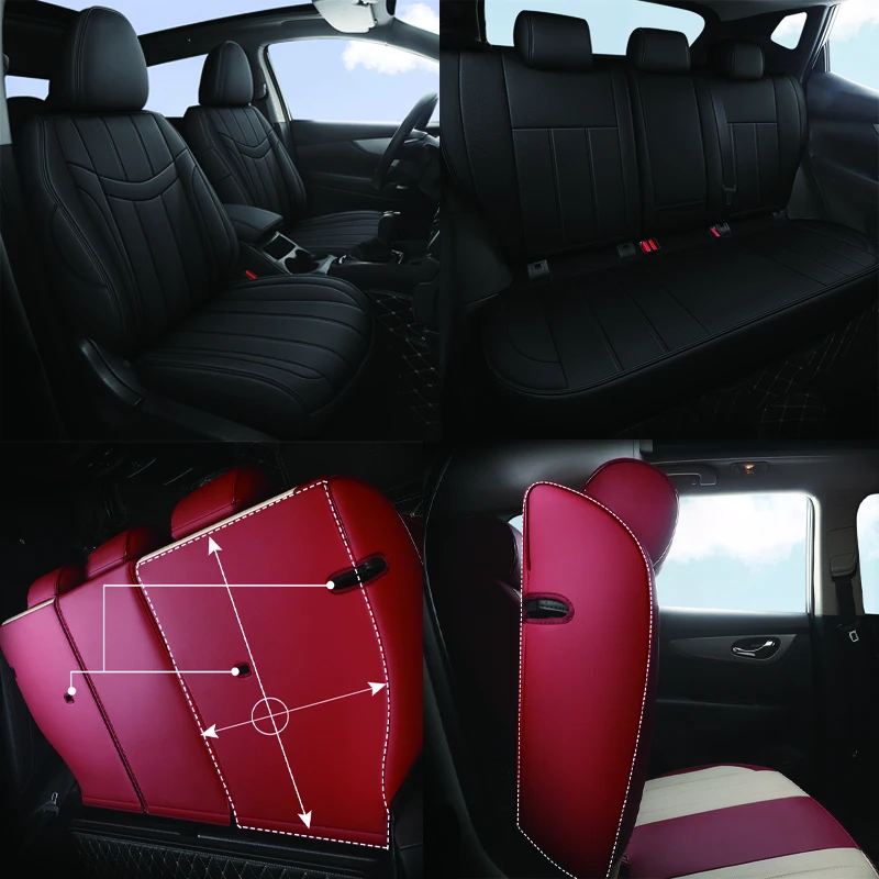 Чехлы на автомобильные сиденья на заказ для Chery Jetour X90 X70 Plus Max Arrizo Tiggo 2 3X 5X 7 8 Pro, противоскользящие автомобильные аксессуары для интерьера