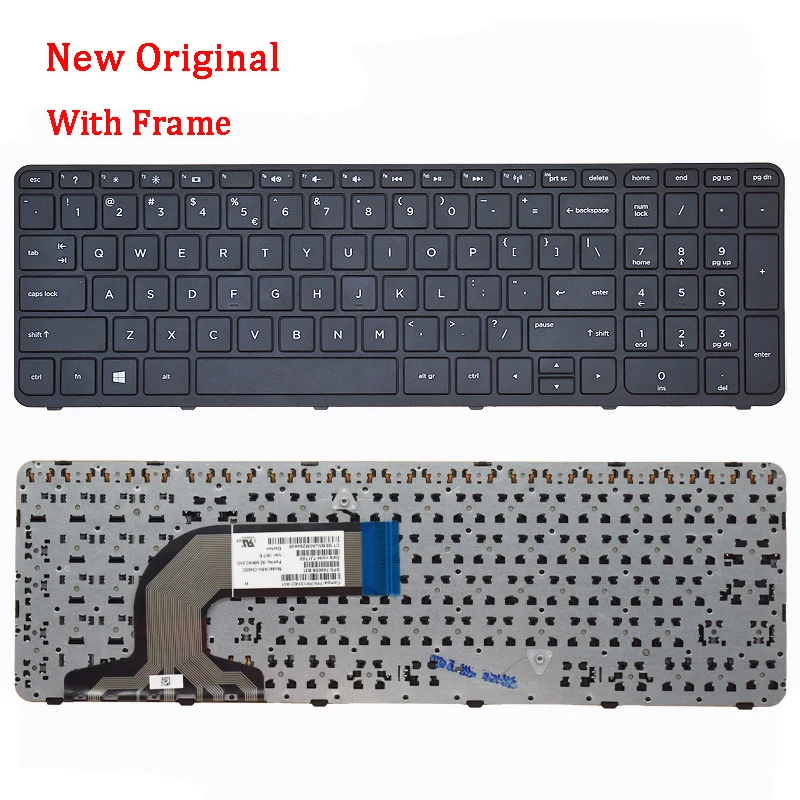 NEW Genuine Laptop Keyboard for HP Pavilion 15 Notebook PC TPN-F113 TPN-Q118 TPN-C113 TP PN-C117 15-E