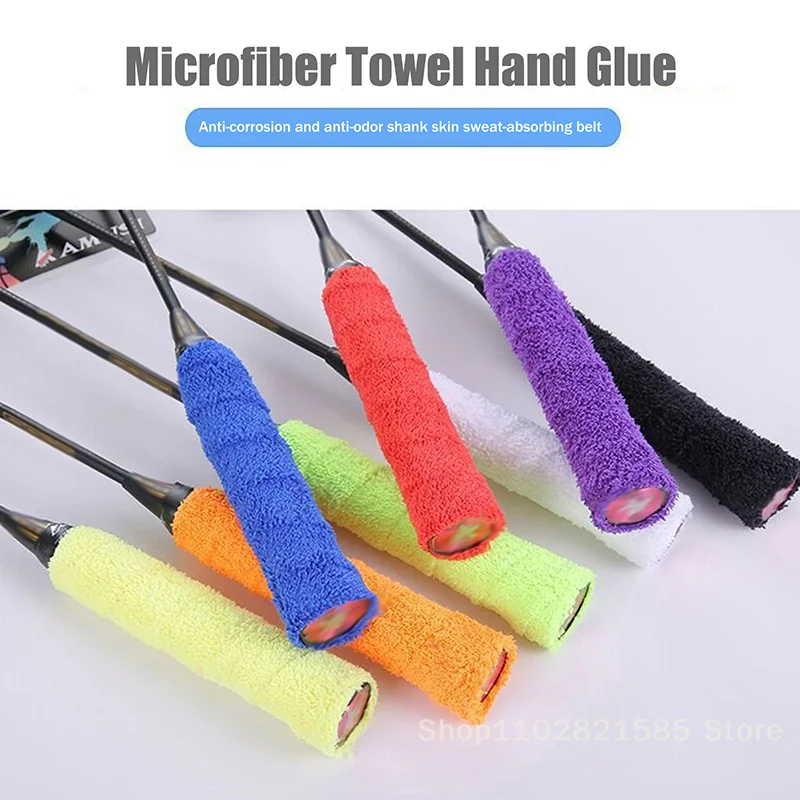 3Pcs Towel Glue Grip Badminton Tennis Racket Overgrips Tape Racket Grip Grip Non-slip Tape Band Sweat Badminton
