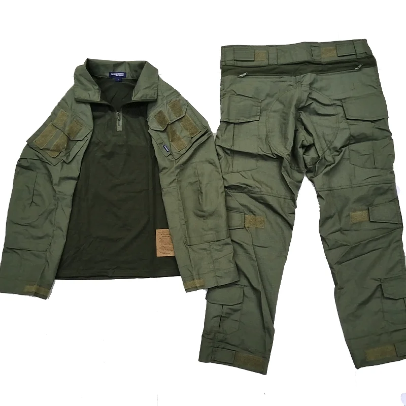 Green Gen3 Tactical Sets Combat Uniform Outdoor Hunting Clothes Tactics Waterproof Training Hiking Suit G3 Tops Cargo Pants Men