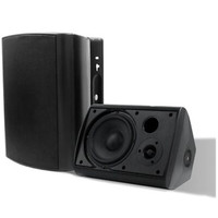Herdio 6.5'' 400W 2PCS Outdoor Speakers Wired Waterproof With Powerful Bass Wall Mount Speakers For Patio Garage Covered Deck