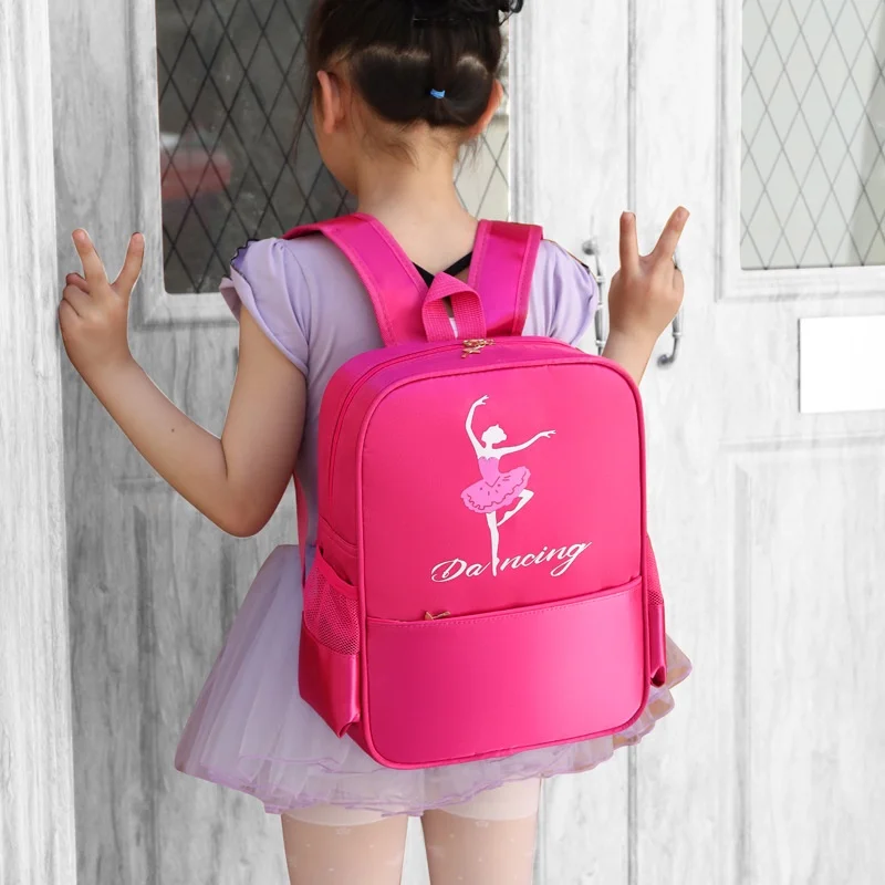 Primary Children Fashion Latin Ballet Cute School Bags 2023 New Sweet Girls Princess Bow-knot Dance Backpacks Drop Shipping