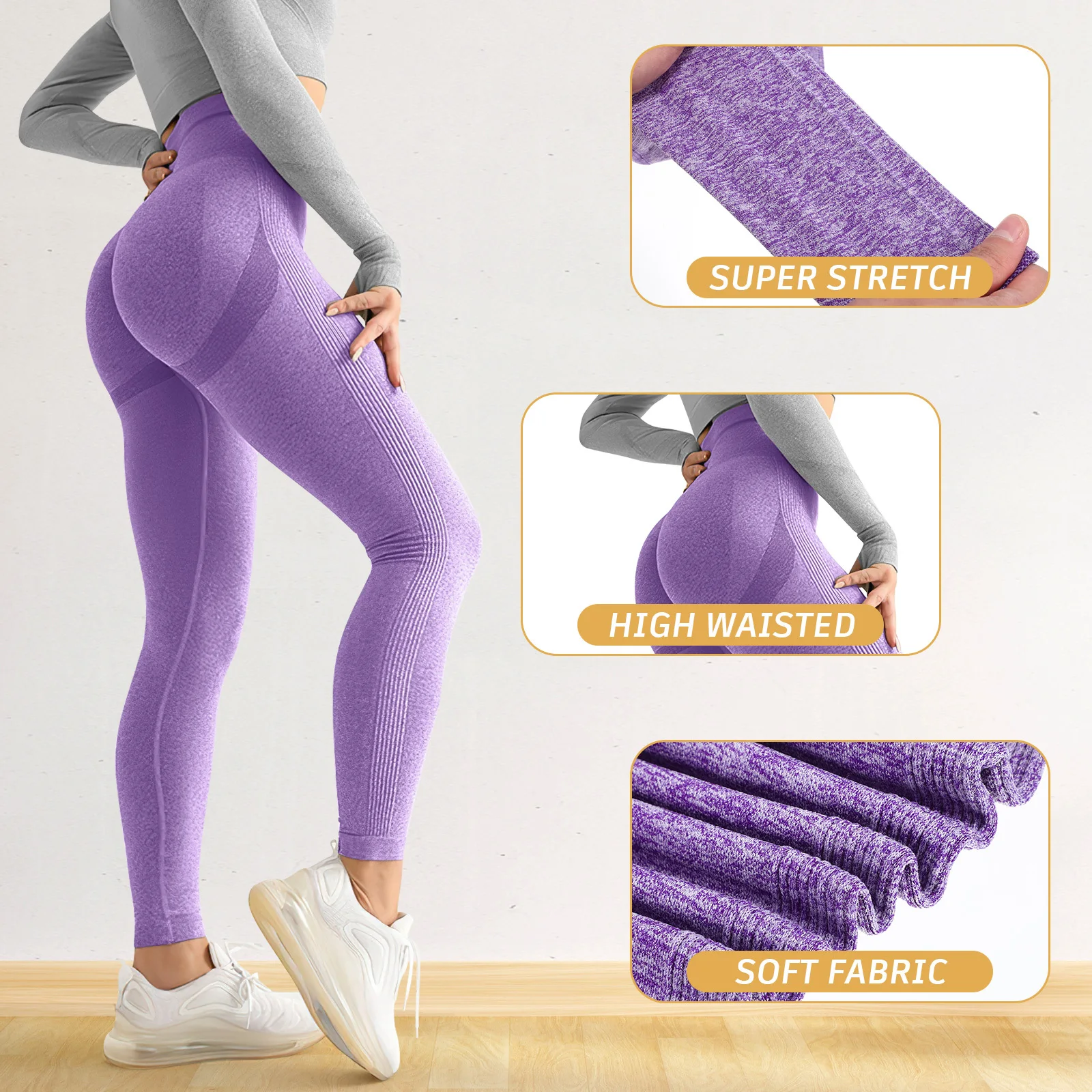 

Yoga Leggings for Women High Waist Performance Fabric Moisture Wicking Fitness Tights for Running Training and Daily Wear