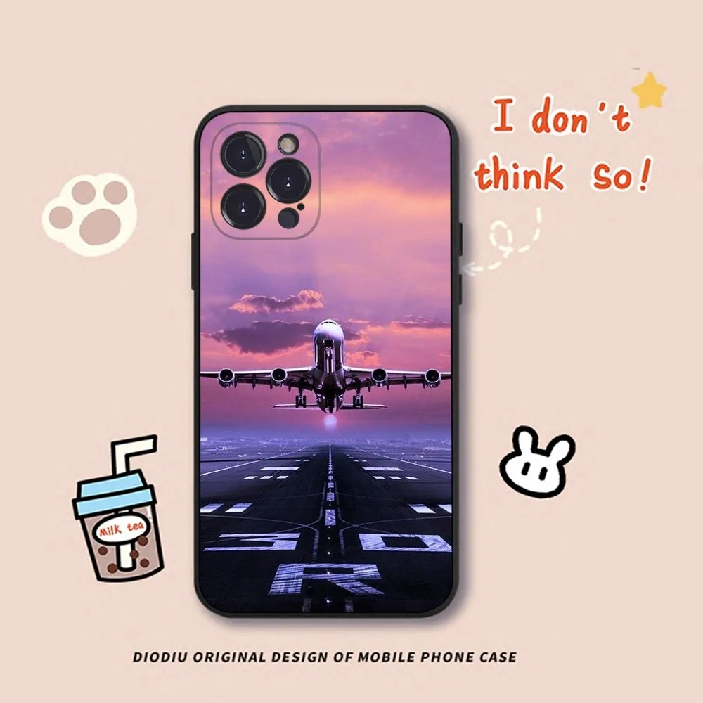 Aircraft Airplane cool Phone Case for iPhone 15 8 7 6 6S Plus X SE 2020 XR XS 14 11 12 13 Mini Pro Max Mobile Case