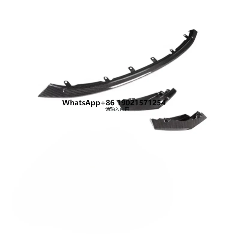 

Dry Carbon CSL Style Front Lip Front Bumper Lip With Dry Carbon CSL Style Front Lip Corners for G80 G82 M3 M4 Year 2021-IN