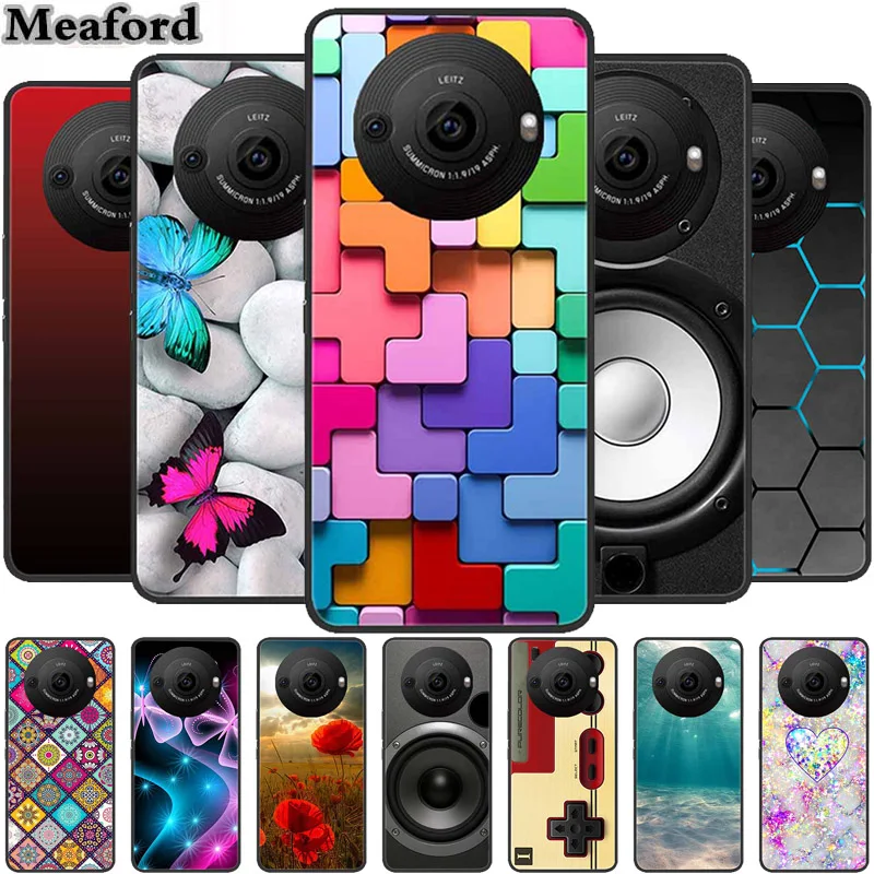 Funda trasera para teléfono Sharp Aquos R8 Pro, carcasa de silicona suave de TPU de lujo para Sharp AquosR8 Pro 2023, protector de SH-51D