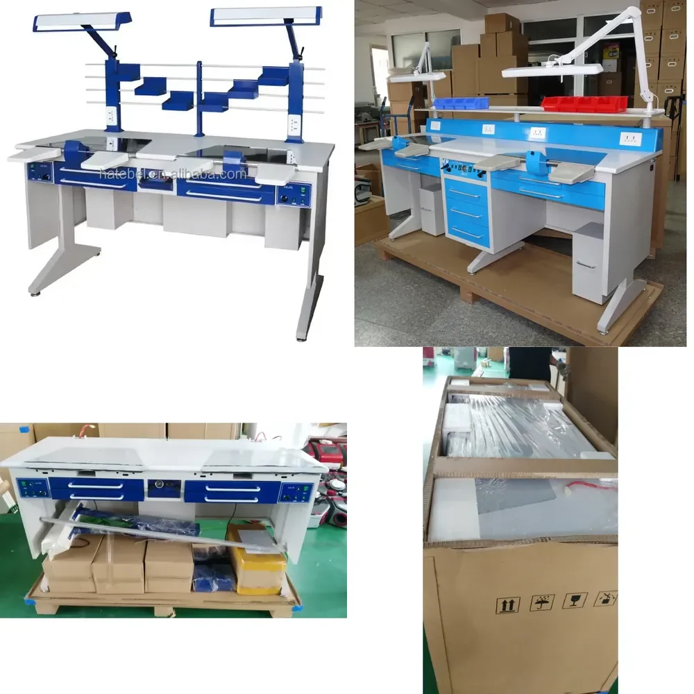 

【2026】 Equipments AX-JT6 Double Person Workstation Bench for Laboratory