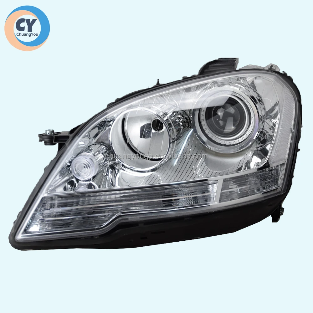 For Mercedes-benz M-CLASS ML W164 Headlight Lens 2009 2010 2011 Xenon Original Headlamp ML350 ML500 550 AMG ML63 ML53 164 Light