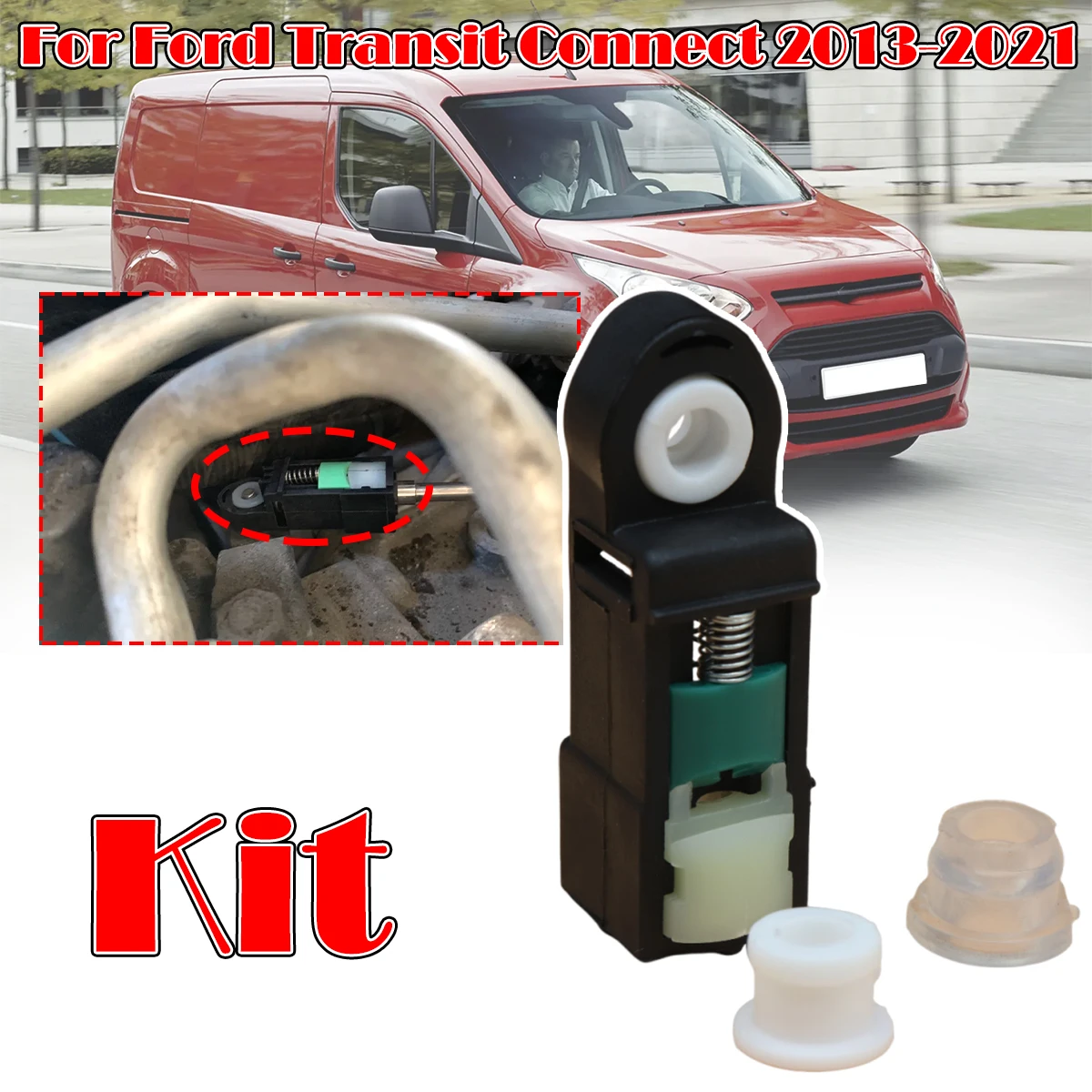 

3cs/kit Shift Cable Bushing For Ford Transit Connect 2013-2021 Fusion Edge Automatic Transmission Linkage Rod End Repair Grommet