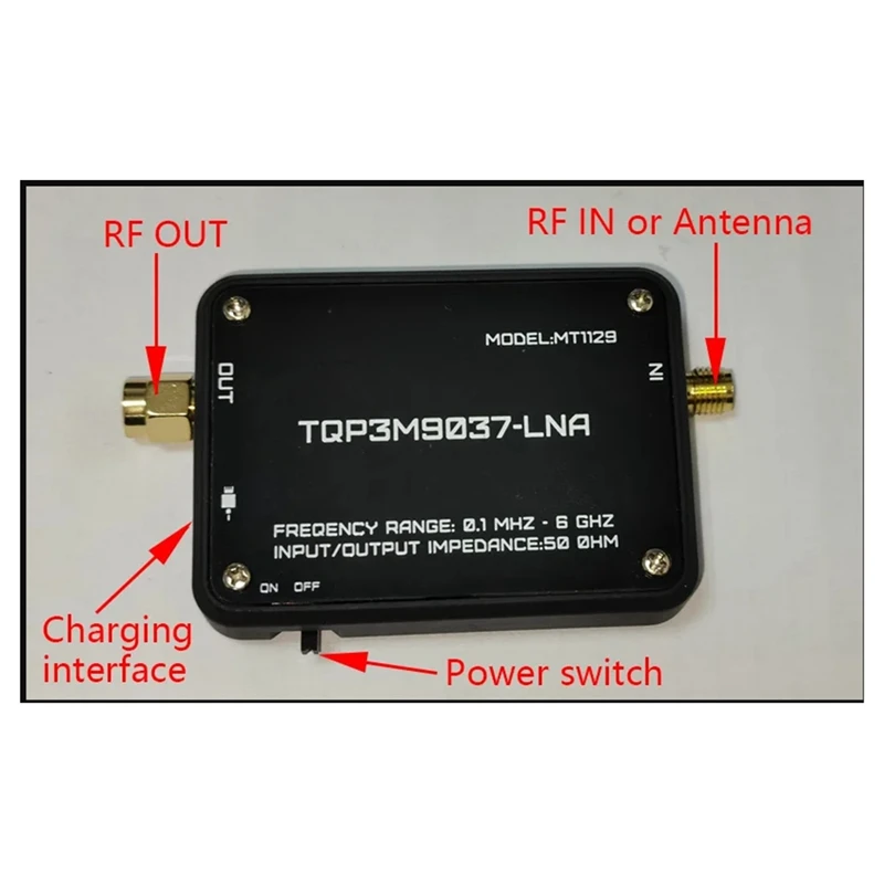 MT1129 Low Noise Amplifier TQP3M9037 LNA For SDR Radio Receiver Spectrum Analyzer TEF6686