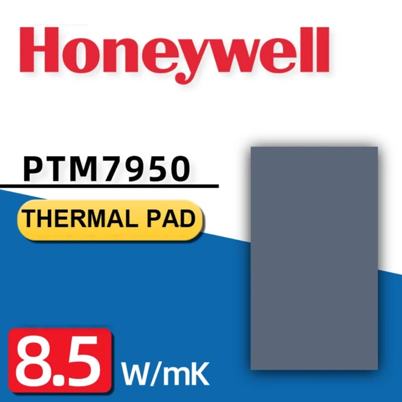 Honeywell-almohadilla térmica PTM7950, ordenador portátil, CPU, GPU tarjeta gráfica, enfriamiento de cambio de fase, junta de almohadilla de grasa de silicona de 0,25 MM