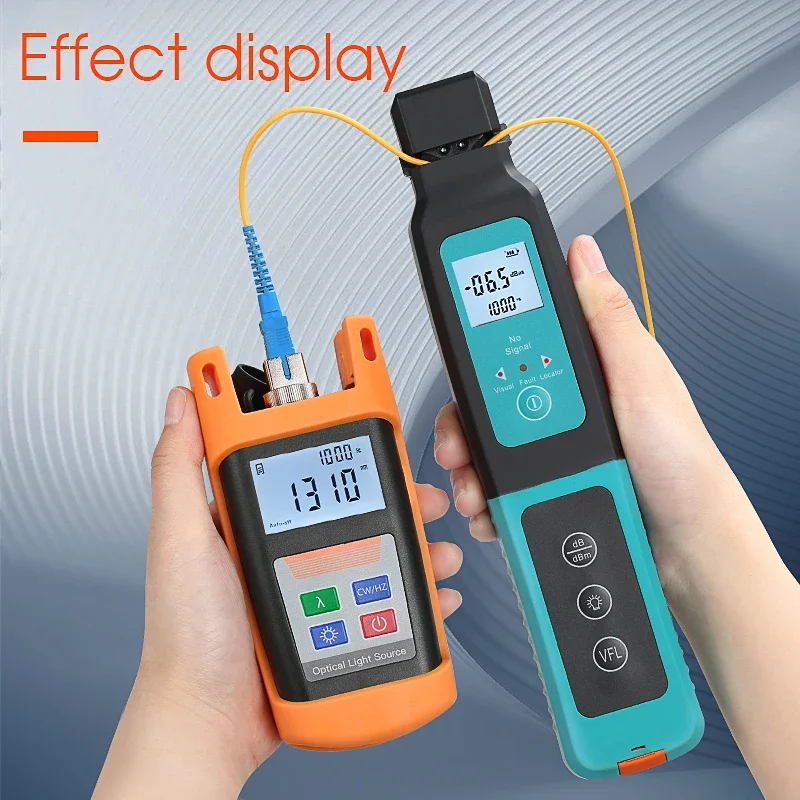 Light source Optical light source Power Meter Portable 1310,1550nm +AUA-40 Live Fiber Identifier Optical Fiber Identif VFL OPM