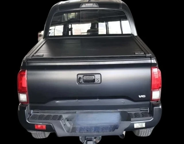 

pickup tonneau cover waterproof retractable roller lid shutter for 2016+ TACOMA