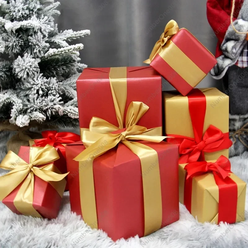 Christmas Decorations Duitou Gift Box Ornaments Set Christmas Tree Decoration New Year Spring Festival Scene Arrangement