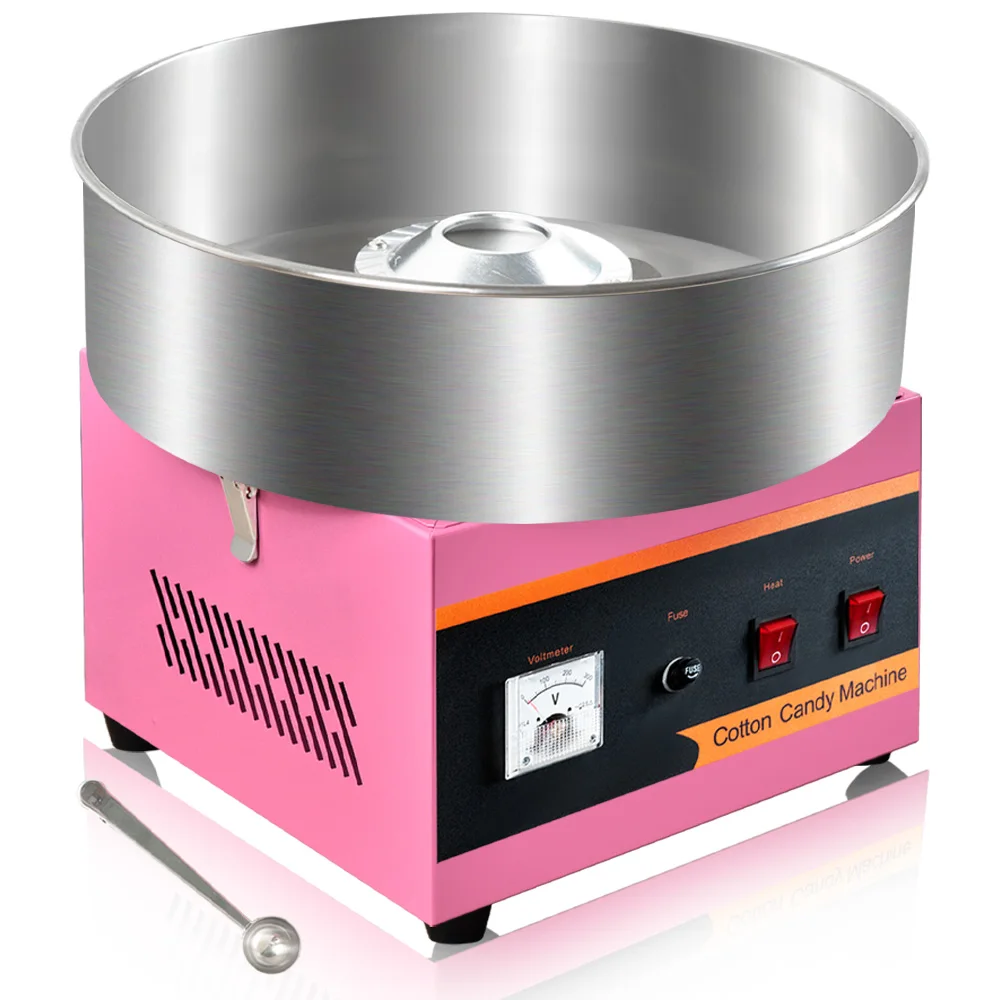 HPH2O Commercia Electric Cotton Candy Machine Maker Automatic Marshmallow Fancy Candyfloss Sugarfloss Machine Suger Cotton Maker