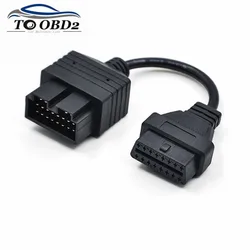 For KIA 20 Pin to 16 Pin Car Diagnostics Adapter OBD 1 to OBD 2 Connector Cables Converter for KIA All Series Vehicles