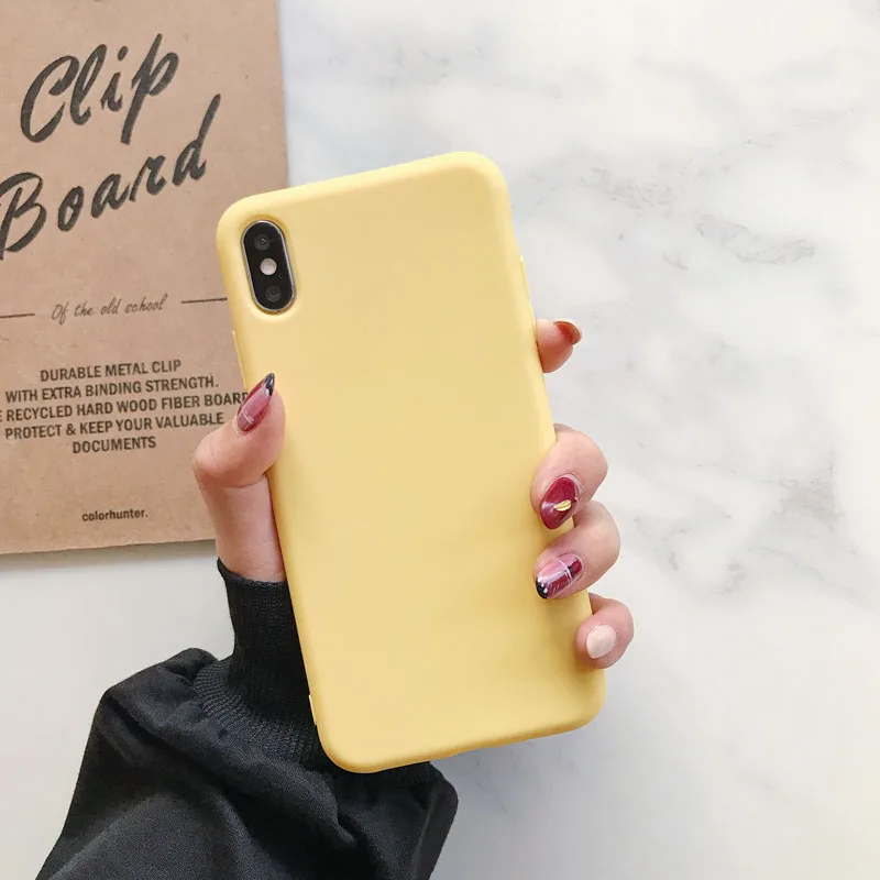 TPU Handyhülle für iPhone XR X XS Max 11 12 13 Pro Max mini Luxus Soft Candy Cover für iPhone XR XS X 6 6S 7 8Plus Hülle – Detail 2