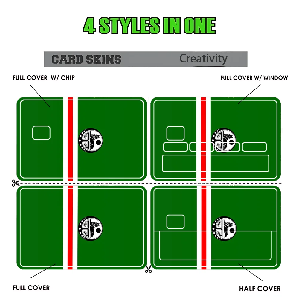 Chechnya Flag Stickers Cartoon Credit Card Visa Debit Bank Charge Card Bus Metro Waterproof Sticker Decal Decoration