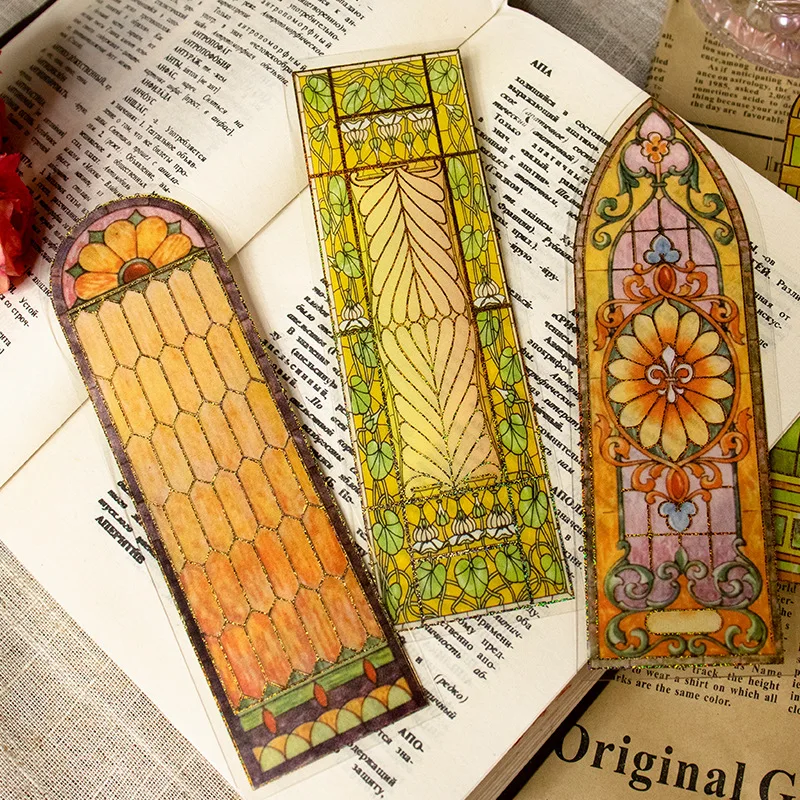 12pcs/1 lot Vintage Romantic City Paper bookmarks bookmarks for books/Share/book markers/tab for books/stationery