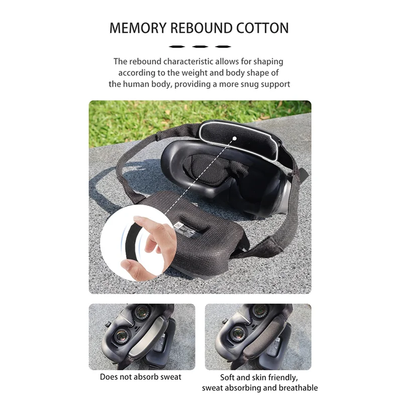 Popular Lens Protection Cover For DJI AVATA 2 GOGGLES 3 Eyeglasses Dust Shading Pad
