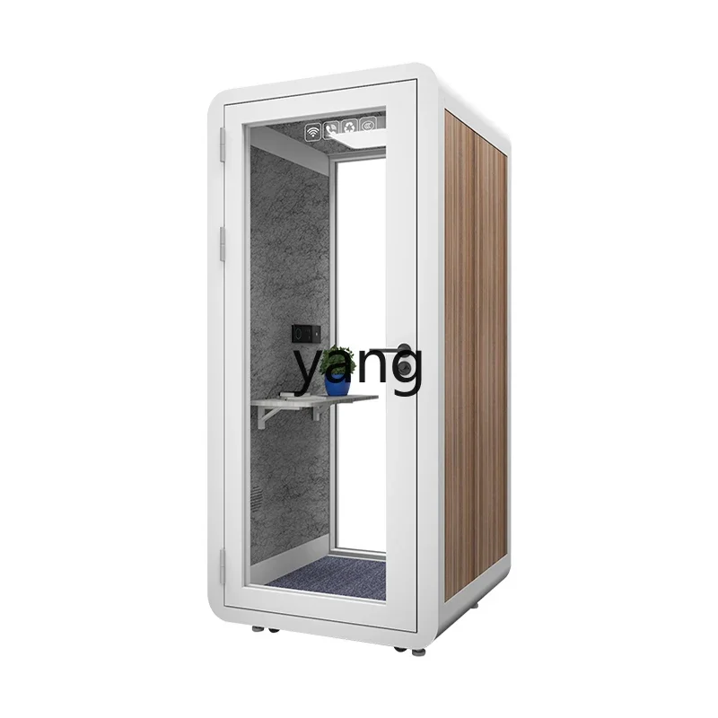 

LMM small recording studio mobile soundproof room household glass cabin live stream