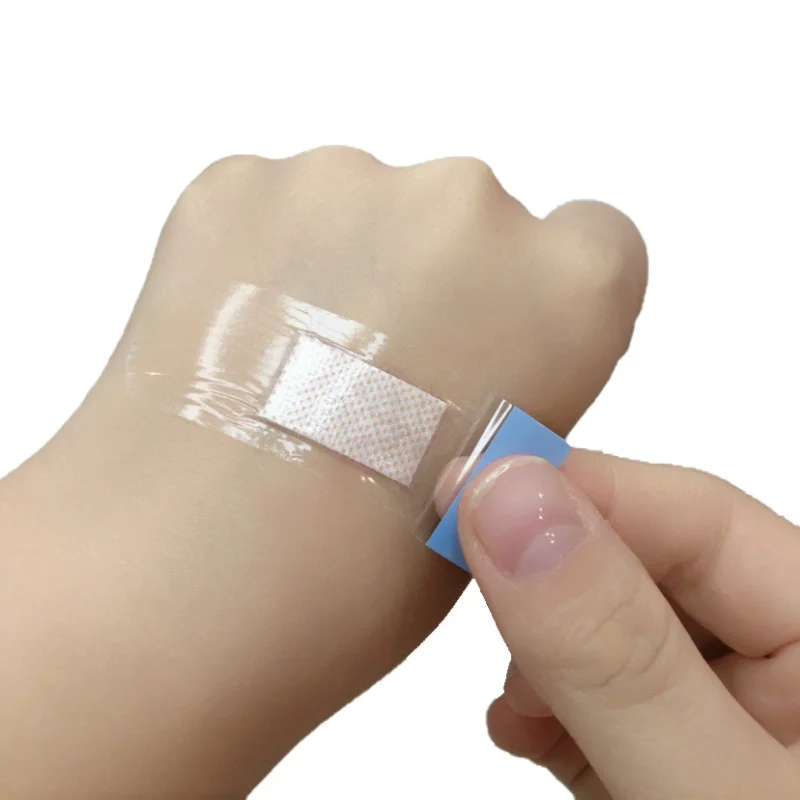 160pcs/set Waterproof Band Aid PU Transparent Medical Strips for Water Sports Bathing Patch Invisible Hemostasis Wound Plaster