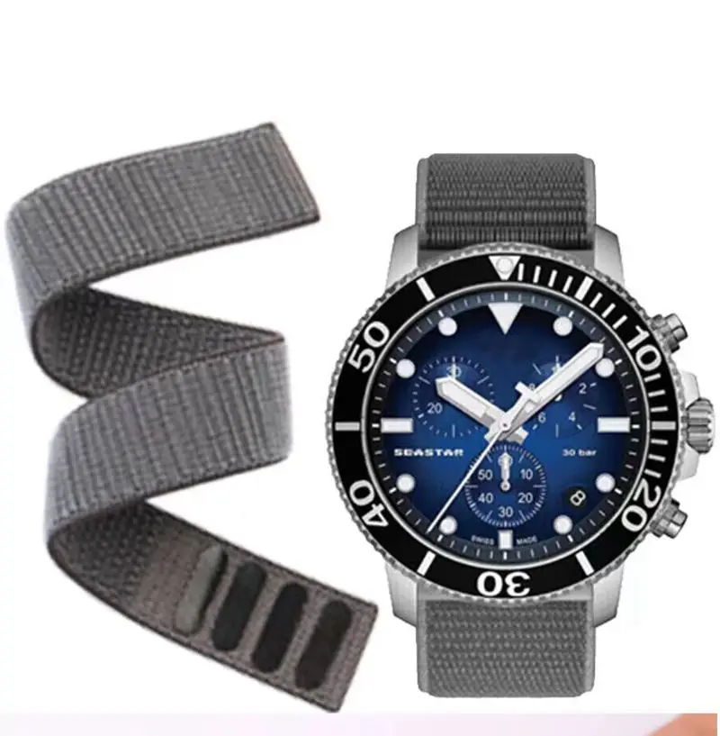 26mm 22mm 20mm cinturino in nylon con gancio e anello per cinturino Garmin Fenix 5 6 7X Pro 7X Plus/TACTIX DELTA/MK2i/Forerunner 945 cinturino