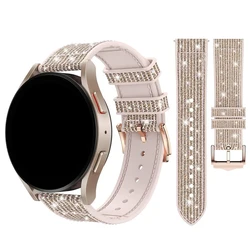 22mm 20mm for samsung galaxy watch 7 6 5 4 44mm 40mm 6classic 47mm 5 pro 45mm band huawei watch gt 5 4 3 46mm strap bling correa