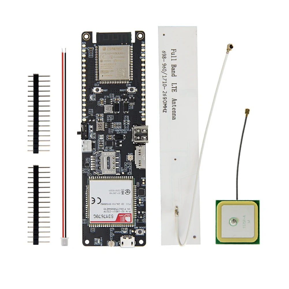 T88C T-SIM7670G-S3 LTE 4G ESP32-S3 Development Board Cellular Module IOT Devices Low-Power Long-Range Communication with GPS