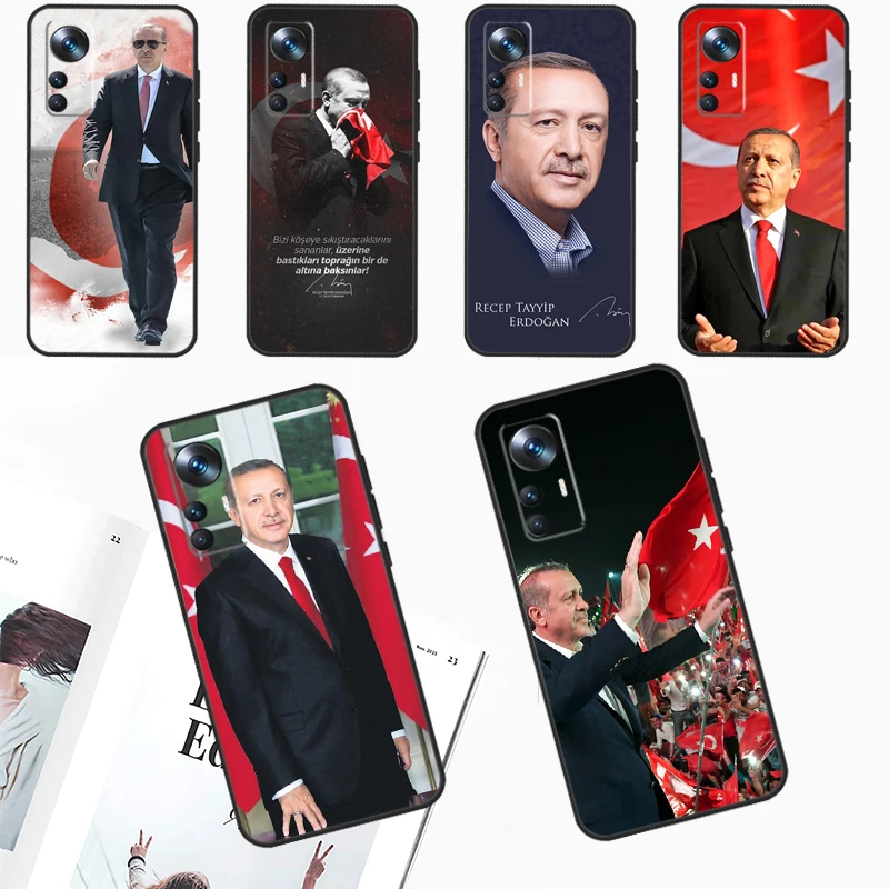 President Turkey Recep Tayyip Erdogan Case For POCO X6 Pro X5 X3 M6 M5s F3 F5 Xiaomi 14 13 Ultra 12 Lite 11T 12T 13T Pro Cover