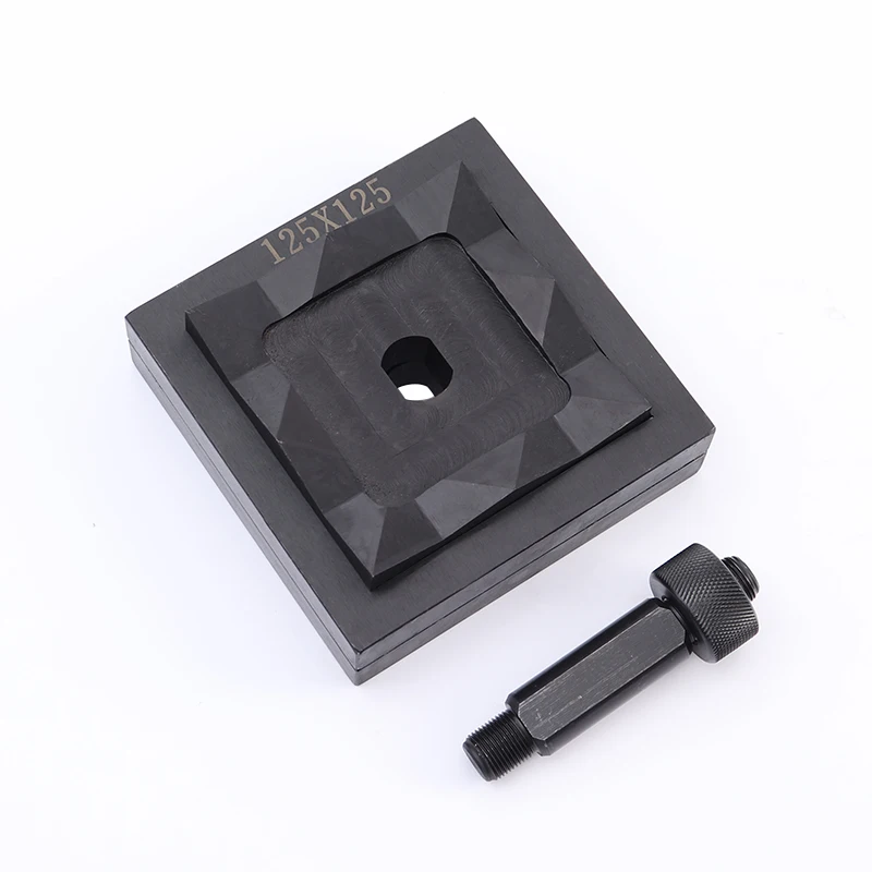 125x125mm Hydraulic Punching Dies Manual Punching Square Die Hydraulic Knockout Punching Die for SYK-15/SYK-8A/8B