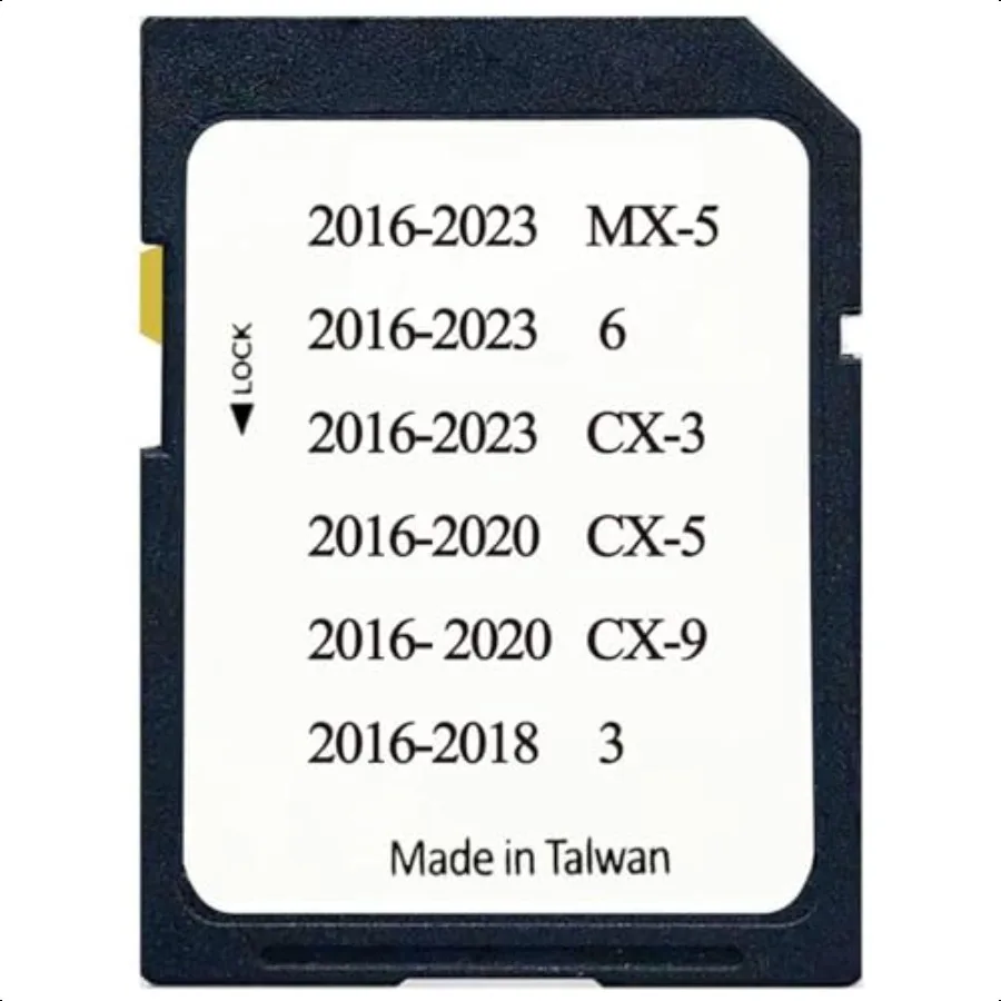 

Latest GPS Navigation SD Card BHP166EZ1T for 3 6 CX3 CX5 CX9 MX5 USA Canada Mexico 2023