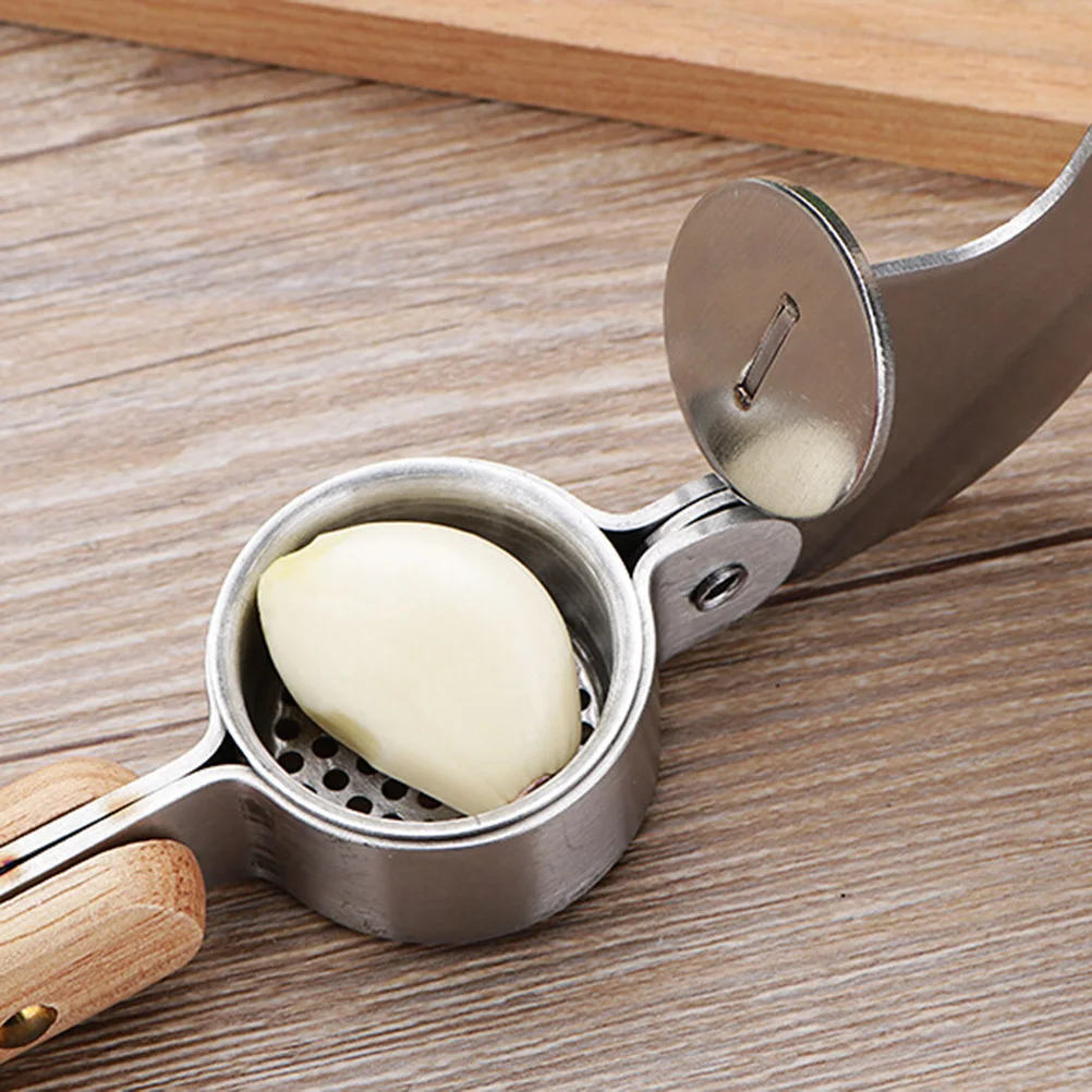 

Press Stainless Steel 304 Heavy Duty Kitchen Tool For Crushing Garlic Cloves Garlic Squeezer Mincer Crusher Cooking Helper