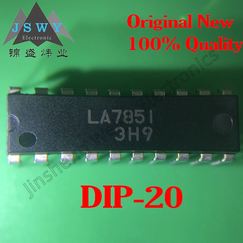 (5/50PCS) LA7851 DIP-20 CRT display synchronous deflection circuit chip. Brand new original stock. Fast delivery. Electronic