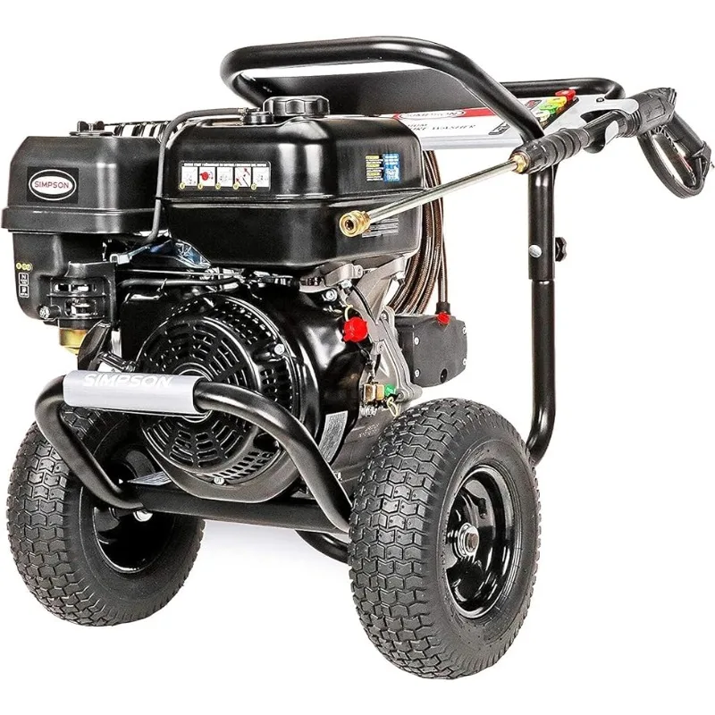 

SIMPSON Cleaning PS60843 PowerShot 4400 PSI Gas Pressure Washer, 4.0 GPM, CRX 420cc Engine,Includes Spray Gun and Extension Wand