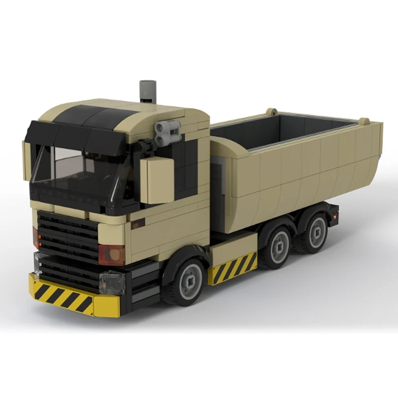 City Car Model MOC Building Bricks Classic City Dump Truck Modular Technology Children Holiday Gifts Assemble Toys Suit